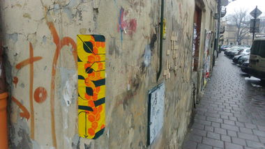 Graffiti in Cracow - Photo by 1ST - iudas, prist, xiãc (2016)