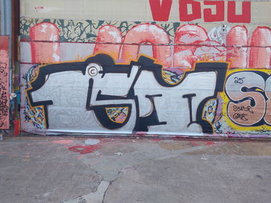 Graffiti Wall in Bergen verftet - Photo by 1ST - 1ST (2025)