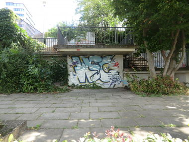 Graffiti Bombing in Saarbrücken - Photo by 1one9 - wsc