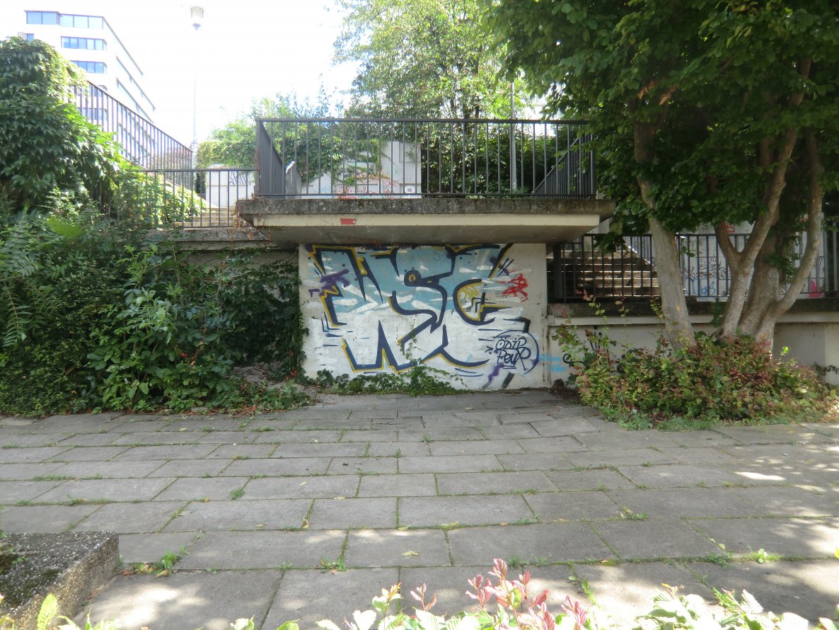 Graffiti Bombing in Saarbrücken - Photo by 1one9 - wsc
