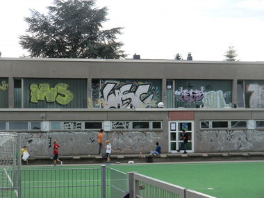 Graffiti Bombing in Saarbrücken - Photo by 1one9 - wsc