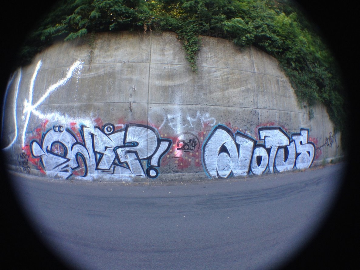 Graffiti Bombing - Photo by 1one9 - Ödip, Notus