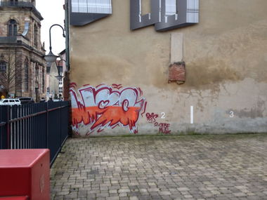 Graffiti Bombing - Photo by 1one9 - WSC, Peis