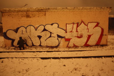 Graffiti Bombing in Moscow - Photo by 1sek - 1sek, 495 (2011)