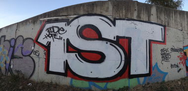 Graffiti Bombing - Photo by 1stcrewhope - graffiti, bombing, istanbul