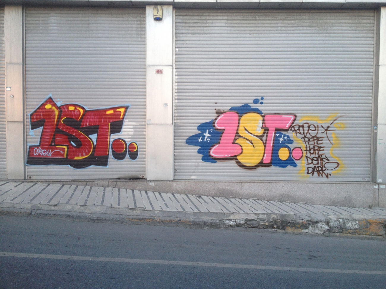 Graffiti Wall in Taksi̇m - Photo by 1stcrewhope - graffiti, bombing, istanbul (2014)