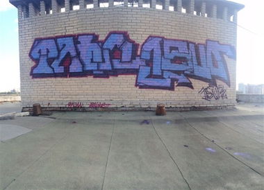 Graffiti Wall in Российская Федерация - Photo by 1sur - flesh, 1sur (2016)