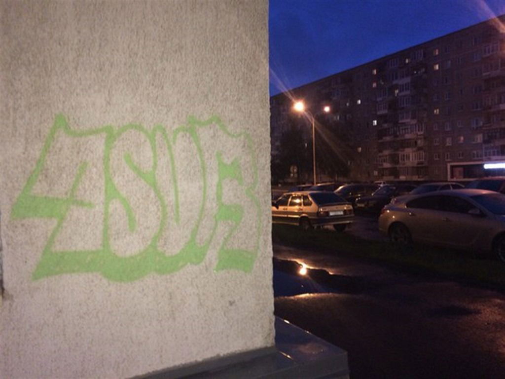Graffiti Bombing in Российская Федерация - Photo by 1sur (2016)