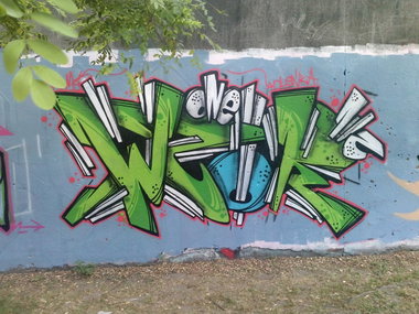 Graffiti Wall - Photo by 1wzor - mz, 1wzor, wzor (2013)
