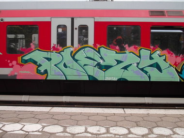 Graffiti Train - Photo by 216 - BWS, Poezy