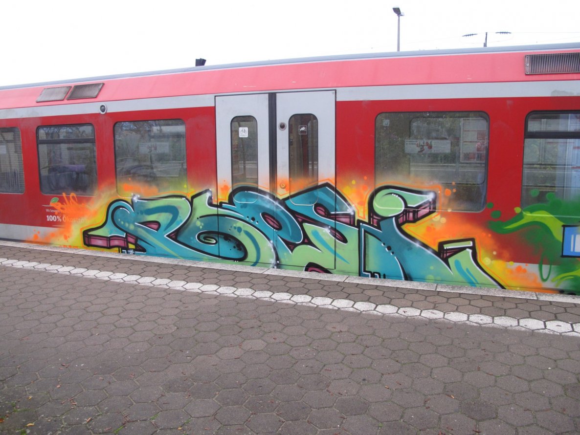 Graffiti Train - Photo by 216 - Poesi, Poezy, Poesy