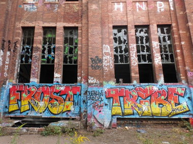 Graffiti Wall in Germany - Photo by 216 - Frost, Tribe, 187 (2913)