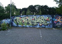 Graffiti Wall - Photo by 26725 - rek, rafe, quit