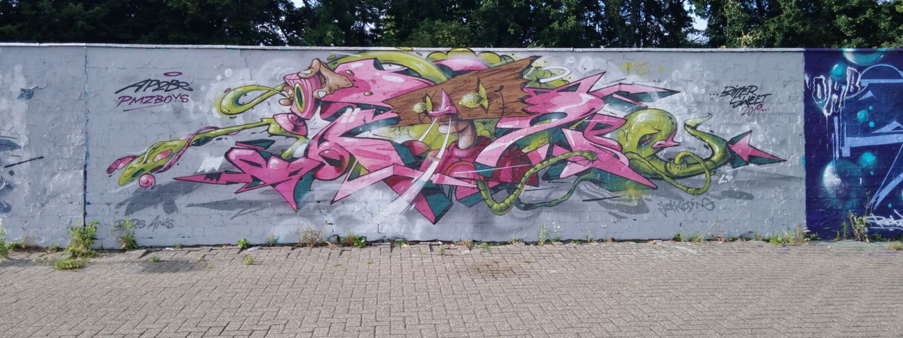 Graffiti Wall - Photo by 26725 - Ap2be, Aurich, pmz