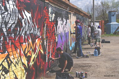 Graffiti Wall - Photo by 2ManHazeOne (2015)