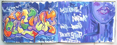 Graffiti Sketch - Photo by 2ManHazeOne - 2man (2014)