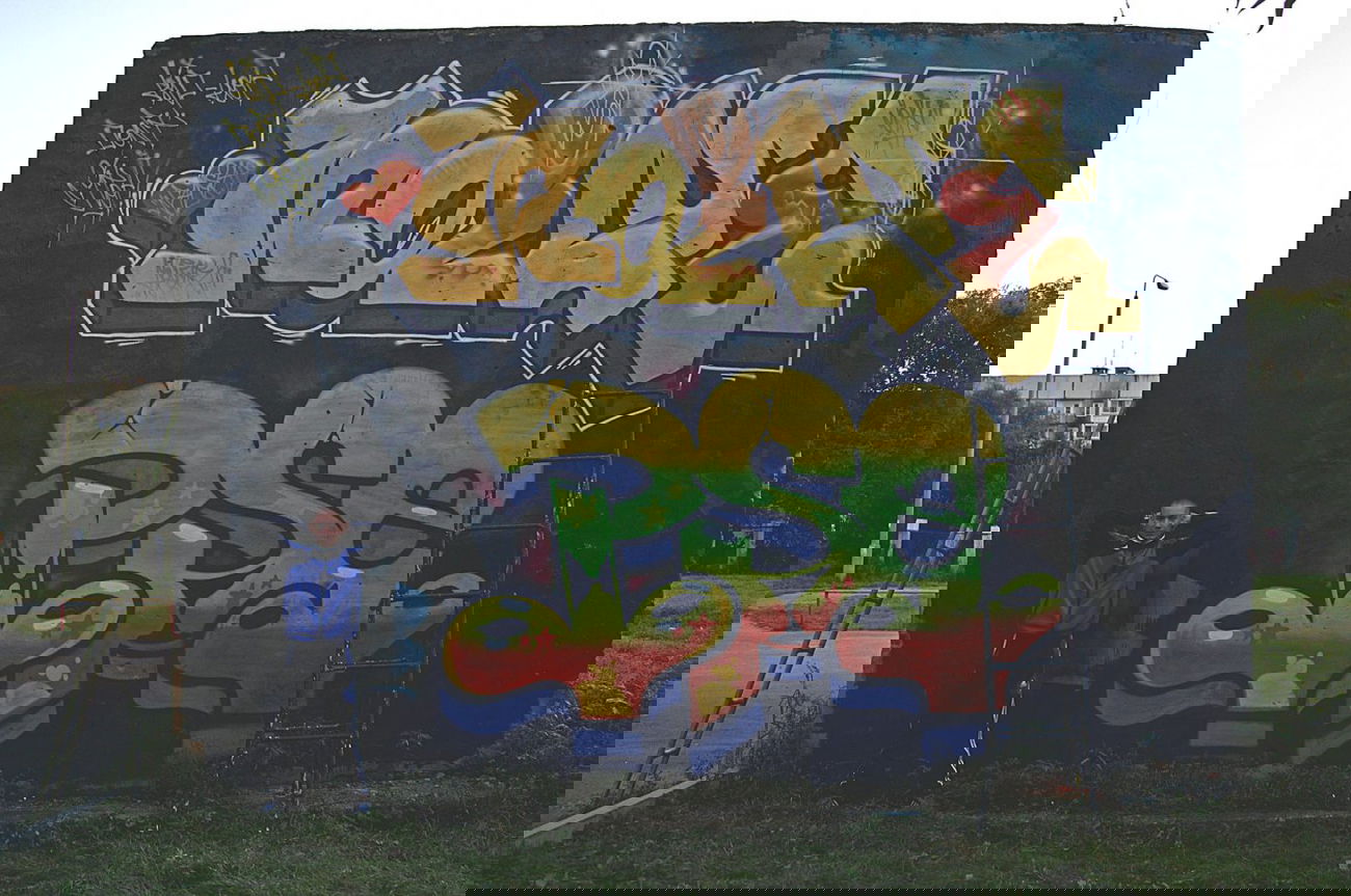 Graffiti Wall - Photo by 2ManHazeOne - 2man (2014)