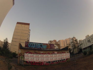 Graffiti Bombing in Kyiv - Photo by 2StayTrue - Kiev, Ukraine (2013)