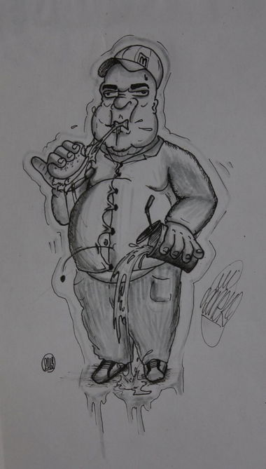 Graffiti Sketch in Kyiv - Photo by 2StayTrue - Kiev, Ukraine, Sonek (2013)