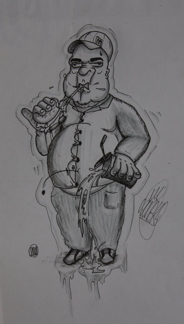 Graffiti Sketch in Kyiv - Photo by 2StayTrue - Kiev, Ukraine, Sonek (2013)