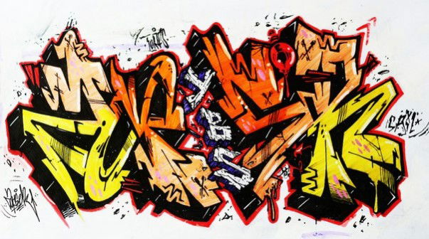 Graffiti Sketch in Zhodino - Photo by 2opserYBS - 2opser, YBS, Dirty