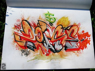 Graffiti Sketch in Belarus - Photo by 2opserYBS - 2opser, Gimme, The (2013)