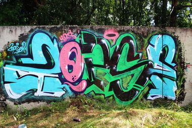Graffiti Wall - Photo by 2opserYBS - 2opser, experements, ybs (2013)