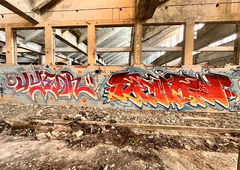 Graffiti Wall - Photo by 3xR - Uyear, x, demon