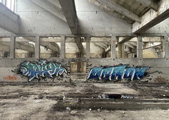 Graffiti Wall - Photo by 3xR - Urok, x, demon