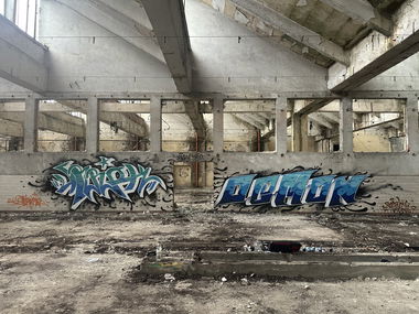 Graffiti Wall - Photo by 3xR - Urok, x, demon