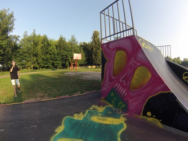 Graffiti Wall in Elektrougli - Photo by 4444