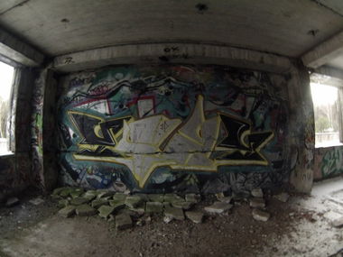 Graffiti Wall in Elektrougli - Photo by 4444 - 4444