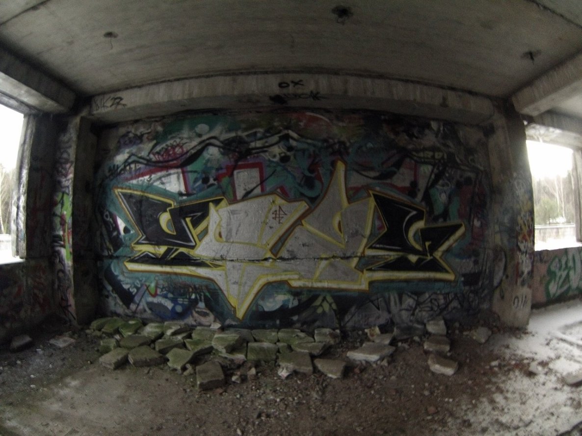 Graffiti Wall in Elektrougli - Photo by 4444 - 4444