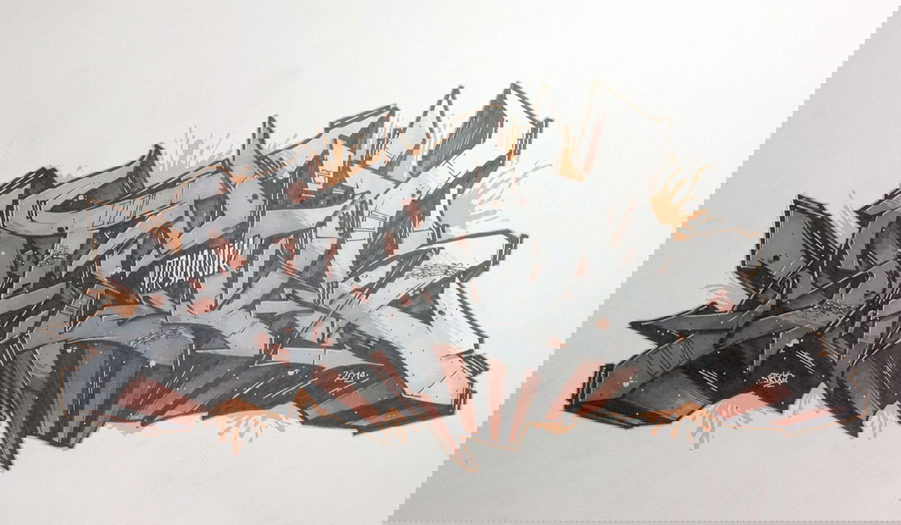 Graffiti Sketch - Photo by 47Rooms