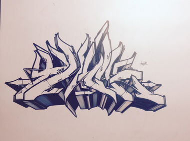 Graffiti Sketch - Photo by 47Rooms