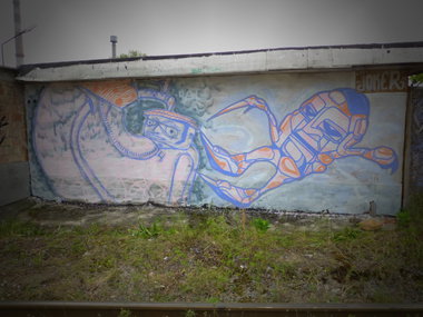 Graffiti Wall - Photo by 4ASKE - 4ASKE, JOKER (2013)