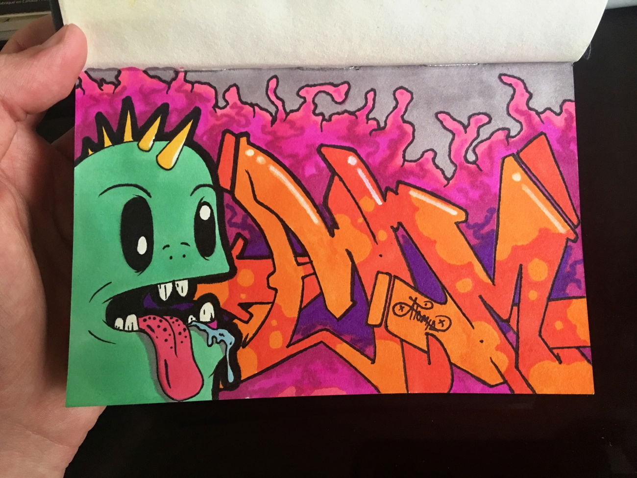 Graffiti Sketch - Photo by 4T0M1Cx4RT