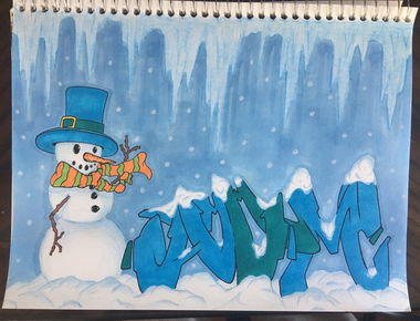 Graffiti Sketch - Photo by 4T0M1Cx4RT