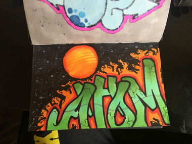 Graffiti Sketch - Photo by 4T0M1Cx4RT