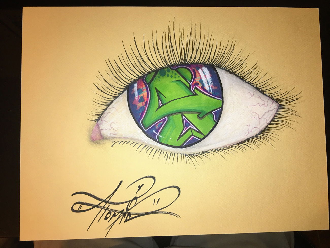 Graffiti Sketch - Photo by 4T0M1Cx4RT