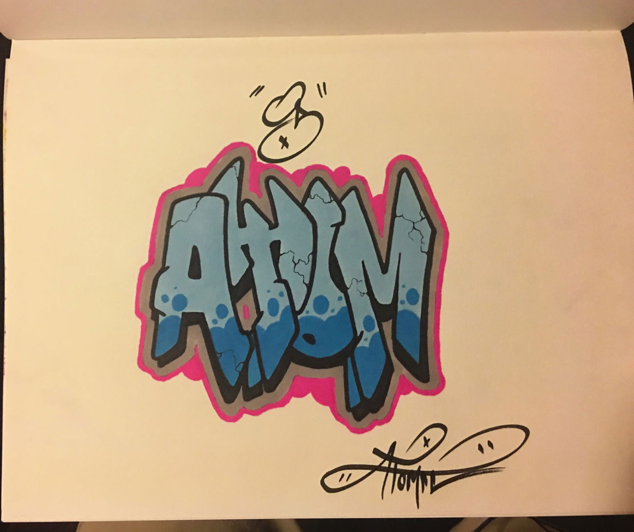 Graffiti Sketch - Photo by 4T0M1Cx4RT