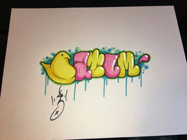 Graffiti Sketch - Photo by 4T0M1Cx4RT