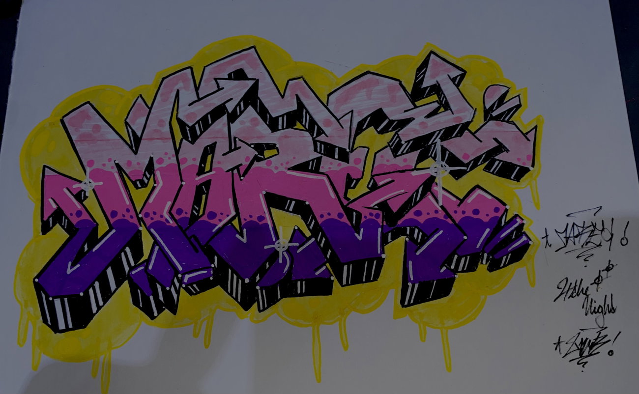 Graffiti Sketch - Photo by 4thenight (2026)