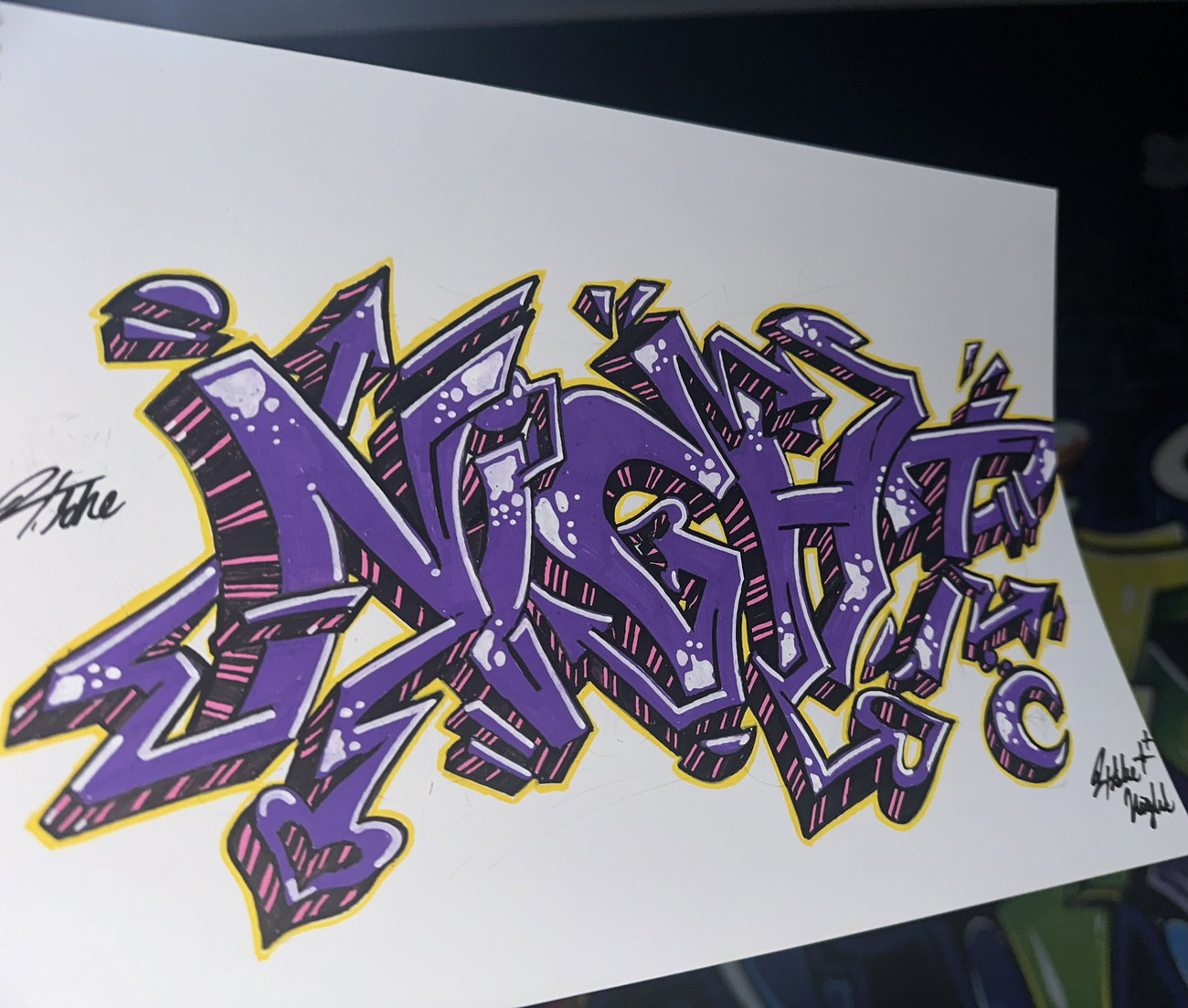 Graffiti Sketch - Photo by 4thenight
