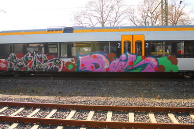 Graffiti Train - Photo by 505er - beks, devil