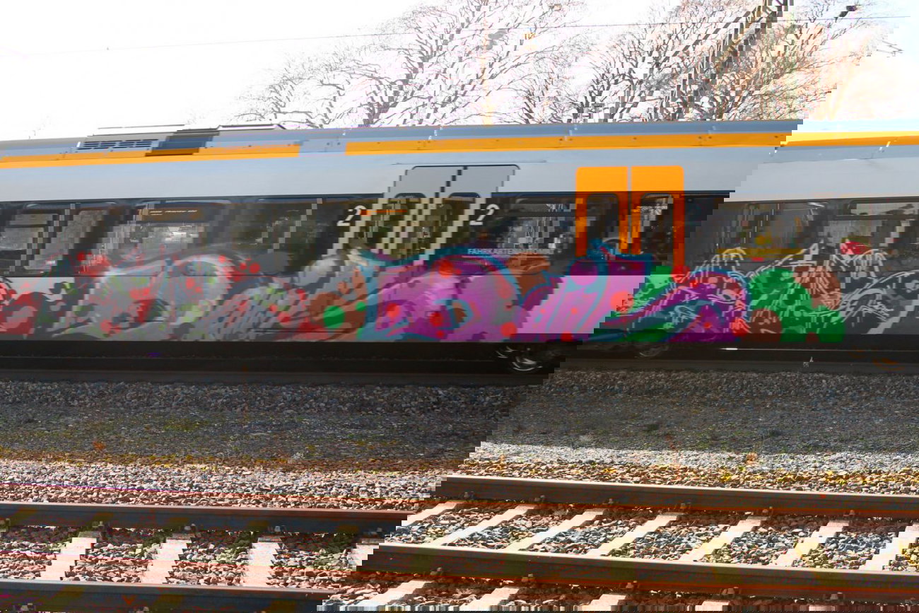 Graffiti Train - Photo by 505er - beks, devil