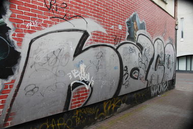 Graffiti Bombing - Photo by 505er - haco