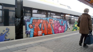 Graffiti Train - Photo by 505er - Kanee