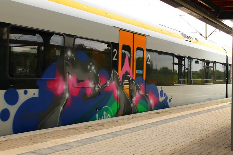 Graffiti Train - Photo by 505er - Rois