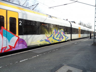 Graffiti Train - Photo by 505er - Agus
